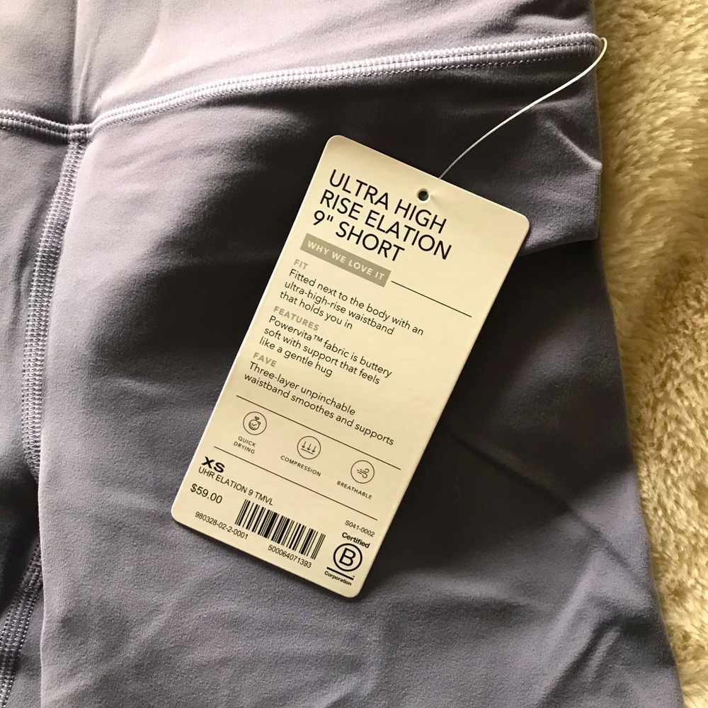 Athleta Ultra High Rise Elation 9” short